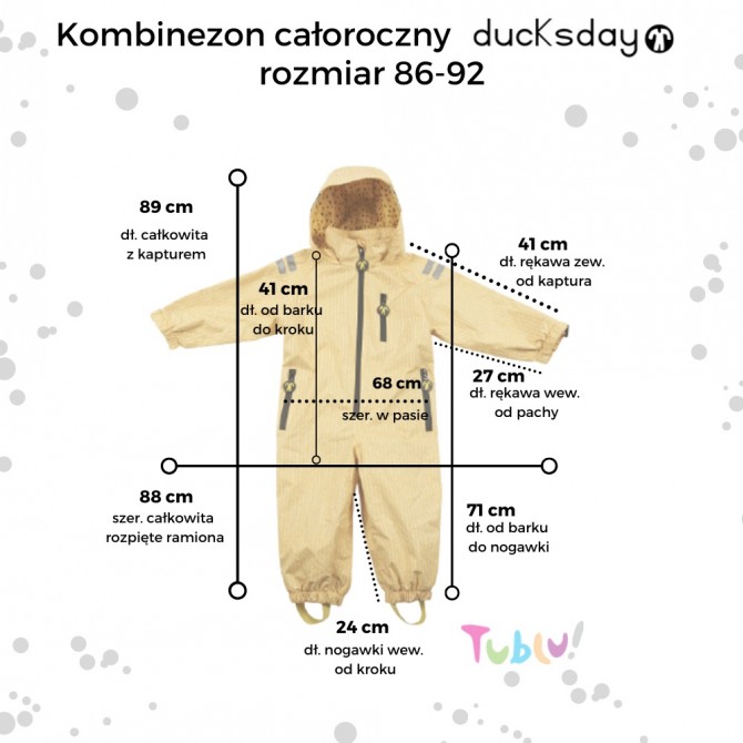 Kombinezon przeciwdeszczowy DucKsday - Coco roz. 86-92